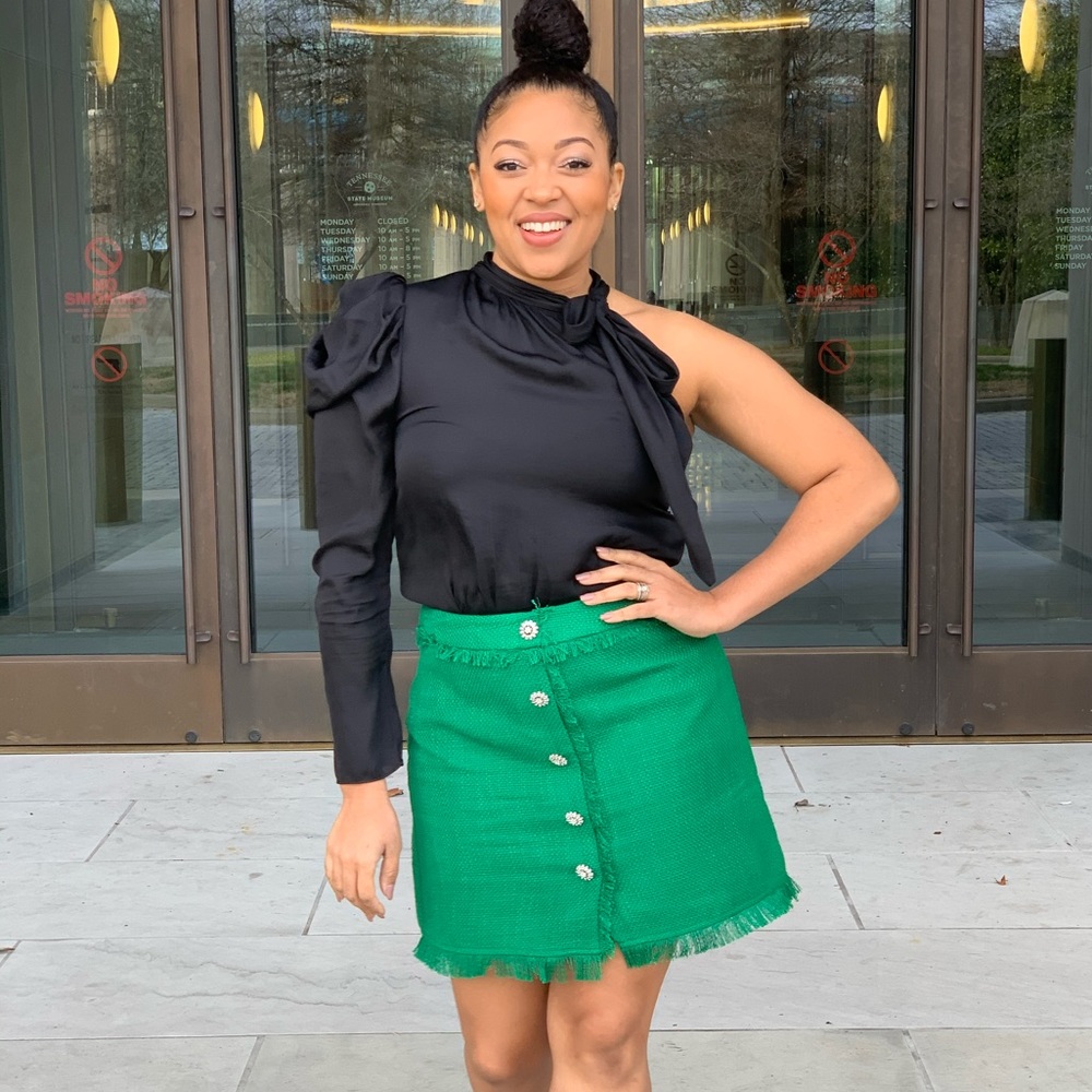 Kelly Green Skirt